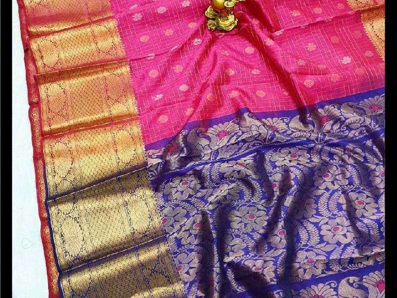 Kuppadam kanchi Big border sarees kuppadam kanchi